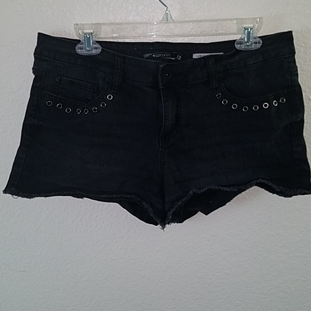 Denim shorts